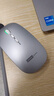 聯(lián)想（Lenovo）無(wú)線(xiàn)鼠標無(wú)線(xiàn)靜音藍牙鼠標可充電輕薄便攜筆記本電腦ipad平板安卓蘋(píng)果手機通用無(wú)線(xiàn)商務(wù)辦公鼠標 銀色-雙模版【左右靜音按鍵】 無(wú)線(xiàn)藍牙鼠標【Type-c充電/配充電線(xiàn)】 曬單實(shí)拍圖