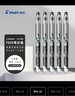 百樂(lè )（PILOT）【熱門(mén)商品】P500黑色中性筆簽字筆水筆0.5直液式走珠筆文具套裝辦公用品刷題筆高顏值考試筆 5支 曬單實(shí)拍圖