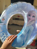 迪士尼兒童游泳圈加厚防側翻男女童寶寶大浮力腋下泳圈D95414艾莎70 曬單實(shí)拍圖