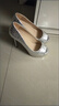 儷韻小屋（LiYunHouSe）高跟鞋女夏12CM禮儀防水臺百搭黑色單鞋女細跟職 銀色魚(yú)嘴 39 曬單實(shí)拍圖