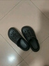 特步（XTEP）洞洞鞋男拖鞋外穿男士情侶厚底休閑運動(dòng)涼鞋男 A457 黑 42-43 曬單實(shí)拍圖