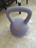 Keep軟膠壺鈴女生提壺啞鈴全身塑形練手臂提臀瘦腰減肚子深紫色6KG 曬單實(shí)拍圖