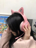 ROBERILLINE德國柏林之聲貓耳朵發(fā)光藍牙耳機M17頭戴式無(wú)線(xiàn)藍牙耳機電競女生游戲高顏值高音質(zhì)耳麥電腦專(zhuān)用 推薦 M17三模無(wú)線(xiàn)版【2.4G/藍牙/3.5mm有線(xiàn)連接】 曬單實(shí)拍圖