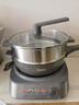 美的（Midea）分體式電炒鍋電蒸鍋電煮鍋電火鍋家用插電鍋一體多功能鍋不粘鍋一體炒菜鍋大容量0氟鈦陶涂層 4.3L 【輕量化設計】25年新款 曬單實(shí)拍圖