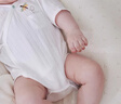 babylove【安心柔】新生兒連體衣春夏季薄款衣服純棉初生寶寶哈衣蝴蝶衣 曬單實(shí)拍圖