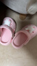 牧童兒童拖鞋夏男寶寶洞洞鞋軟底女童卡通洗澡嬰幼兒家居鞋萌兔粉160 曬單實(shí)拍圖