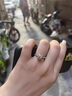 予心鉆約人工培育鉆石18K金鉆戒星光六爪結婚鉑金1克拉戒指求婚情人節禮物 PT950鉑金【D色/VVS/3EX/上海IGI證書】 50分 曬單實拍圖
