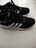 阿迪達斯（adidas）男鞋跑步鞋運動(dòng)鞋輕便減震防滑休閑鞋 黑/白 44.5 曬單實(shí)拍圖