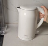 美的（Midea）電熱水壺家用燒水壺 2升大容量泡茶 304不銹鋼0涂層 1800W快速加熱 雙層防燙MK-SH20M320 曬單實(shí)拍圖