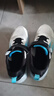 鴻星爾克（ERKE）童鞋男女童跑鞋兒童春季新品密網(wǎng)緩震運動(dòng)鞋爾克白/泳池藍/正黑40 曬單實(shí)拍圖