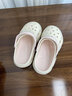 QYCKABY醫用手術(shù)室拖鞋女款夏季外穿2026新款厚底eva防滑防臭護士洞洞鞋 白粉 38-39 正碼【內長(cháng)245mm】 曬單實(shí)拍圖