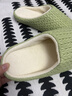 SUTINGHOUSE拖鞋居家室內靜音輕盈防滑防污防臭情侶男女踩屎感保暖日韓棉拖鞋 綠色（女） 36-37 曬單實(shí)拍圖