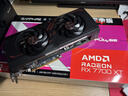 藍寶石（Sapphire）AMD RADEON RX 7700XT/9060XT 合金/脈動(dòng)/極地/黑鉆/氮動(dòng) 渲染設計臺式機獨立電競電腦游戲顯卡 RX 7700 XT 12GB 白金版 曬單實(shí)拍圖
