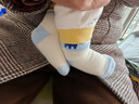 babycare嬰兒襪子秋季棉襪新生兒地板襪寶寶兒童襪 莫利亞奶藍 L  曬單實(shí)拍圖