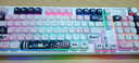 狼蛛（AULA）S98機械鍵盤(pán)有線(xiàn)/藍牙/無(wú)線(xiàn)三模連接Gasket結構熱插拔2U0 96鍵 游戲辦公鍵盤(pán) 【無(wú)線(xiàn)版】S98小拽貓-混光 紅軸 曬單實(shí)拍圖