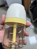 小雅象恒溫奶瓶0-3個(gè)月新生兒寶寶防脹氣ppsu保溫可調溫奶瓶 180ml 曬單實(shí)拍圖