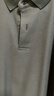 羅蒙（ROMON）t恤男2025秋冬純棉加絨長(cháng)袖士加厚翻領(lǐng)polo衫高端寬松百搭打底衫 灰色 加絨 XL 52140-160斤 曬單實(shí)拍圖