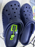 CROCS卡駱馳貝雅洞洞鞋沙灘鞋|10126 深藍-410 46/47(300mm) 曬單實(shí)拍圖