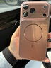 SUOLIAO適用蘋(píng)果17promax手機殼新款鎏金磨砂磁吸iPhone16Ai按鍵帶鏡頭膜全包圍防摔散熱男女保護套高級感 【流光磁吸粉】仿原輕砂-相機鍵全包-自帶鏡頭膜 蘋(píng)果17Promax 曬單實(shí)拍圖