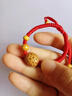 芯奢野生桃核手鏈兒童嬰兒編織紅繩桃木護身符胡核手串寶寶防驚嚇手繩 老桃核+桃木紅繩手鏈 曬單實(shí)拍圖