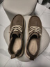 百麗男鞋舒適休閑鞋26夏新厚底增高4cm透氣輕盈布鞋8WK04 棕色 42 曬單實(shí)拍圖