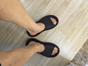 紅豆3D質(zhì)感拖鞋男士夏季2026新款室內家居運動(dòng)戶(hù)外穿防滑情侶涼拖鞋女 黑色 42-43 正碼【內長(cháng)265mm】 曬單實(shí)拍圖