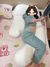 IVLISA法國品牌孕婦枕頭護頸椎助睡眠專(zhuān)用孕婦枕長(cháng)條側睡枕護腰托腹枕 可拆卸頭枕款【歐洲一級母嬰標準】針織棉-蜜桃粉 單只 曬單實(shí)拍圖