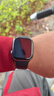 Apple/蘋(píng)果 Watch S11 智能手表GPS款46毫米深空灰色鋁金屬表殼黑色運動(dòng)型表帶M/L MEVP4CH/B 曬單實(shí)拍圖