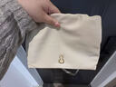 半坡飾族如愿云朵包小號 頭層牛皮腋下單肩2025新款垃圾袋斜挎包38禮物 茯苓白112（小號） 曬單實(shí)拍圖