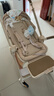 丸丫T9嬰兒推車(chē)雙向輕便可坐可躺折疊四輪避震新生兒高景觀(guān)推車(chē) 丸丫T9-香檳金+餐盤(pán) 曬單實(shí)拍圖