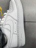 耐克NIKE女空軍一號AF1 運動(dòng)鞋DD8959-100白37.5 曬單實(shí)拍圖