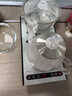 FUNORK全自動(dòng)上水電熱水壺電茶壺泡茶專(zhuān)用燒水器茶臺燒水壺一體機茶桌茶幾嵌入式茶具 清潔款不銹鋼色（37x20cm） 曬單實(shí)拍圖