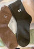 貓人3雙裝35%羊毛襪子男士襪子男冬季加厚保暖襪男毛圈襪睡眠襪男 曬單實(shí)拍圖