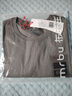 Mr.Bu布先生個(gè)性貼布印花純棉短袖T恤男美式休閑潮流打底時(shí)尚T GT01123 礦石灰 L (175) 曬單實(shí)拍圖