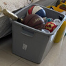 佳幫手收納箱衣服整理箱儲物箱玩具衣物收納盒塑料箱搬家箱子帶輪80L 曬單實(shí)拍圖