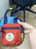 SHUKIKU方糖多功能迷你包兒童戶(hù)外防潑水雙肩包斜挎包手提旅游包經(jīng)典橙紅 曬單實(shí)拍圖