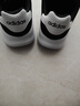 阿迪達斯（adidas）男鞋跑步鞋運動(dòng)鞋輕便減震防滑休閑鞋 黑/白 44.5 曬單實(shí)拍圖