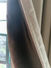 金蟬窗簾家用遮光臥室客廳抗菌隔音全遮光窗簾掛鉤式 奶油色270*250 曬單實(shí)拍圖