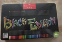 輝柏嘉（Faber-castell）  油性彩鉛 黑桿繪畫(huà)工具 畫(huà)畫(huà)套裝48色鐵盒 彩色鉛筆 畫(huà)筆 彩筆 文具 116448（附筆刨橡皮） 曬單實(shí)拍圖