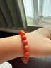 紀梵蒂 GEFIODEY保山南紅手串本命年原礦原色瑪瑙手鏈磨砂柿子紅滿(mǎn)色滿(mǎn)肉一物一證 博物館級天然保山南紅8mm珠徑 曬單實(shí)拍圖