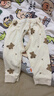 貝瑞加（Babyprints）嬰兒開(kāi)襠褲2條裝新生兒按扣褲子初生寶寶純棉褲子柔軟 刺猬熊66 曬單實(shí)拍圖