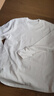 NOMe白色純棉長(cháng)袖T恤內搭女秋季寬松圓領(lǐng)純色打底衫女 白色 M 曬單實(shí)拍圖