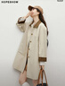 紅袖日系卡其風(fēng)衣春季新款女裝插肩寬松顯瘦撞色翻領(lǐng)高級感氣質(zhì)長(cháng)外套 卡其038（L碼XL碼預售4.11） M 曬單實(shí)拍圖