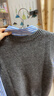 三彩2026春季新款針織馬甲花朵圓領(lǐng)無(wú)袖毛衫寬松疊穿M 花灰色 M 160/84A 曬單實(shí)拍圖