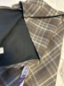 百圖betu女裝冬季新款半身裙高腰毛呢格紋A字百褶裙裙子女2411T68 咖格 L 曬單實(shí)拍圖
