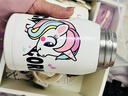 杯具熊（BEDDYBEAR）兒童保溫杯小學(xué)生3-6歲水杯大容量吸管杯 小拱門(mén)杯-幸運獨角獸480ml【一杯兩蓋】 曬單實(shí)拍圖