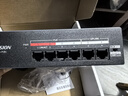 ?？低暎℉IKVISION）6口百兆POE交換機金屬外殼散熱非網(wǎng)管延長(cháng)網(wǎng)線(xiàn)傳輸家用網(wǎng)絡(luò )集線(xiàn)安防監控網(wǎng)絡(luò )分線(xiàn)分流器 曬單實(shí)拍圖