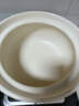 小熊（Bear）砂鍋 白墩墩煲湯鍋耐高溫不開(kāi)裂 3.2L通用沙鍋 寬口燉鍋陶瓷鍋 曬單實(shí)拍圖