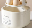 九陽(yáng)（Joyoung）煮蛋器 蒸蛋器 溫泉蛋機 智能定時(shí)自動(dòng)斷電 煮雞蛋神器溏心蛋茶葉蛋 小型蒸鍋早餐一體機GE361 曬單實(shí)拍圖