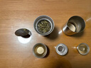 鳴盞純鈦旅行茶具套裝快客杯便攜戶(hù)外功夫茶具雙層家用露營(yíng)泡茶壺禮品 （公道杯+主人杯+茶杯*2） 一壺4杯 曬單實(shí)拍圖